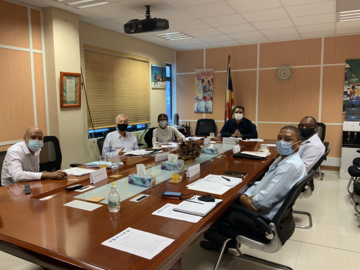 Extended Continental Shelf of the Mascarene Plateau     Joint Management Committee hosts 7th Project Steering Committee meeting virtually