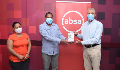 Absa Seychelles gifts 102 digital thermometers to primary and secondary schools