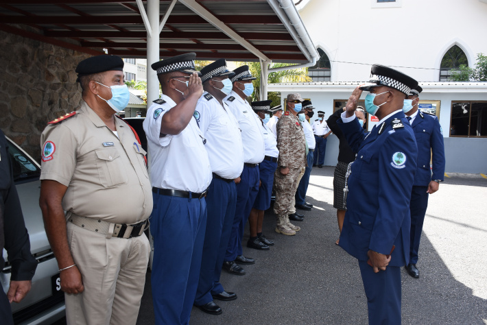 Special welcome for new Compol at police headquarters