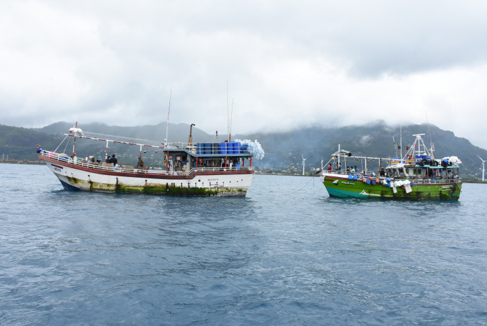 Two Sri Lankan flagged vessels intercepted on suspicion of illegal fishing