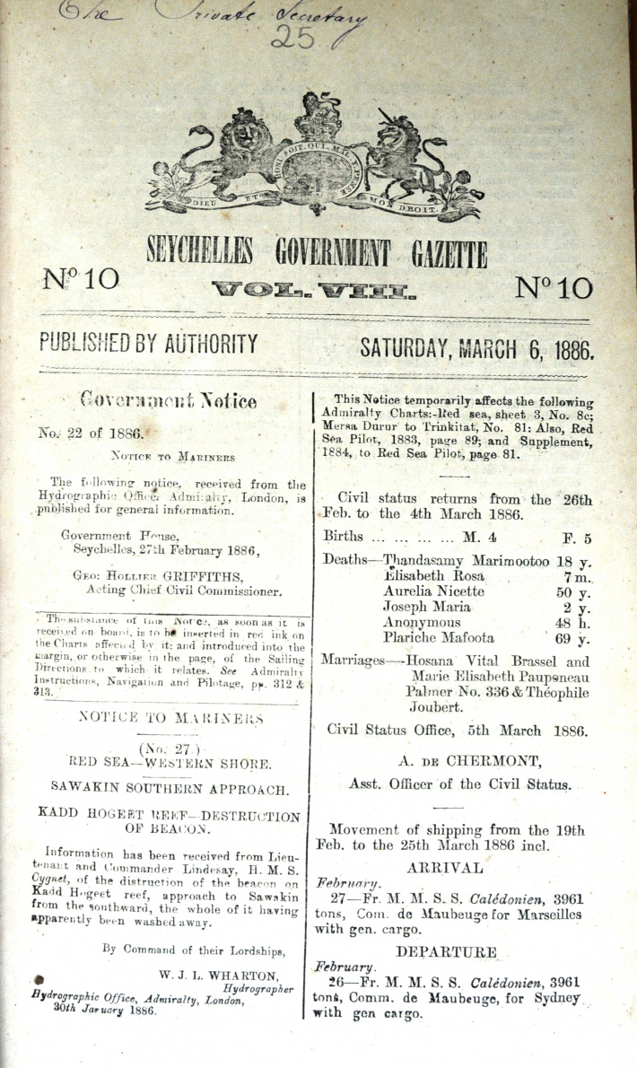 L’histoire de la presse seychelloise