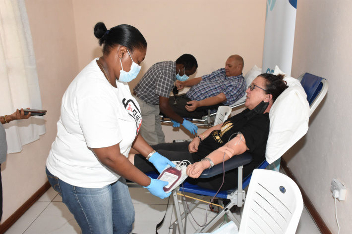 Esamarks third anniversary with blood donation drive