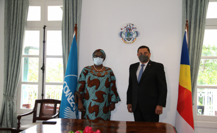 Secretary general of Comesa calls on Minister Radegonde