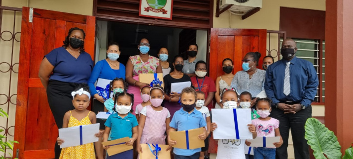 Plaisance MNA donates books to district’s 4-5 year olds on International Literacy Day