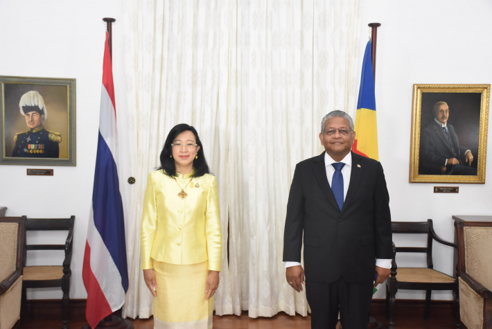 Newly appointed Thai ambassador to Seychelles accredited