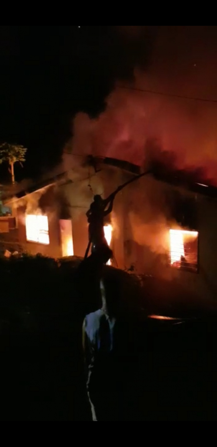 Fire completely destroys four-bedroom house at Anse Louis