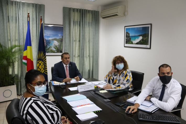 Minister Radegonde attends Commonwealth Foreign Affairs Ministers Meeting virtually   