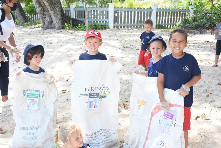 Montessori the Children House participates in Clean Up the World campaign