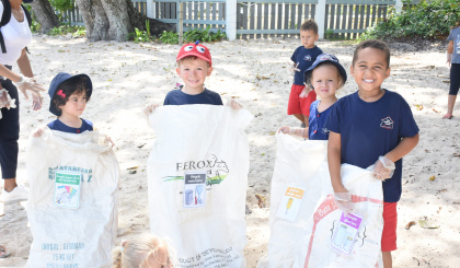 Montessori the Children House participates in Clean Up the World campaign