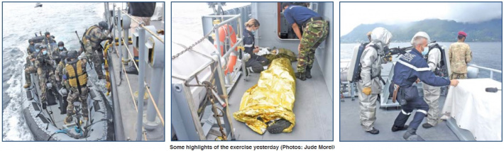 Seychelles and French military join in training exercise against illegal narcotics