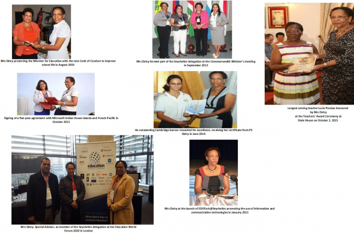 Honouring the contribution of Merida Delcy in education