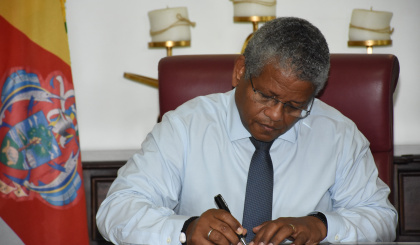 President Ramkalawan assents to Penal Code Amendment Act, removing criminal defamation from law