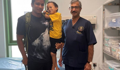 Four-year-old Seychellois boy’s kidney saved by UAE doctors after complex surgery