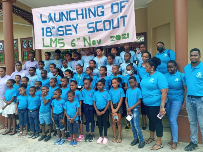 Scouts launches new group in Les Mamelles     By Elsie Pointe   