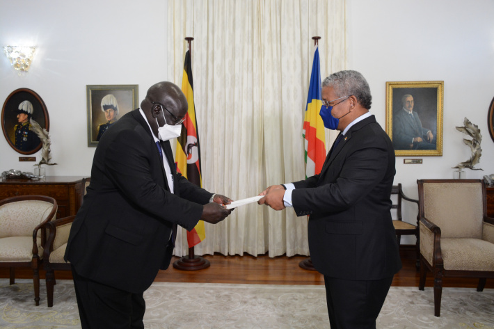 First Ugandan HC to Seychelles accredited