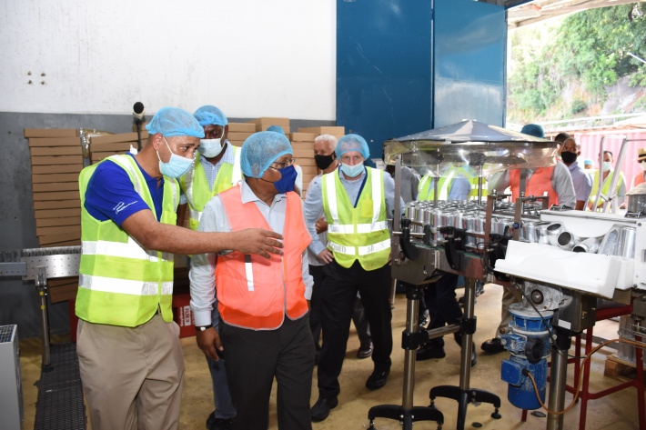 President Ramkalawan satisfied with Diageo Seychelles Breweries performance