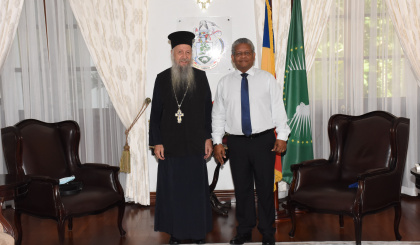 Head of local Orthodox Church calls on President Ramkalawan at State House