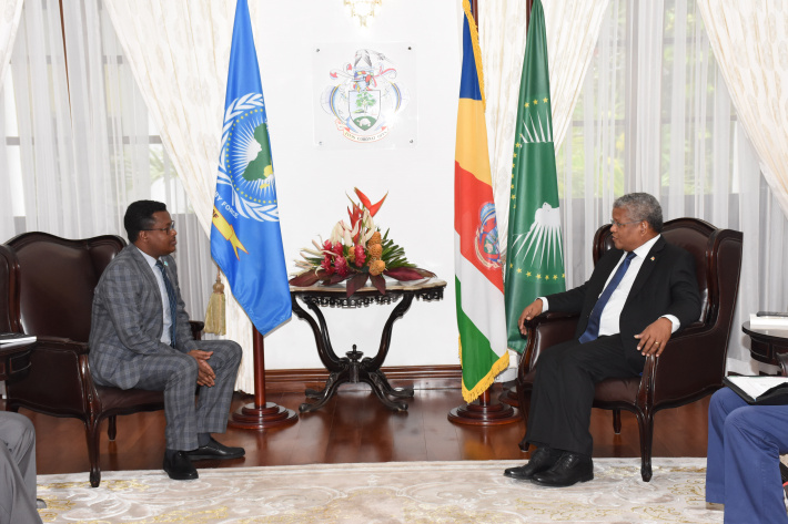 President Ramkalawan meets with director of EASF