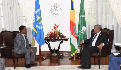 President Ramkalawan meets with director of EASF