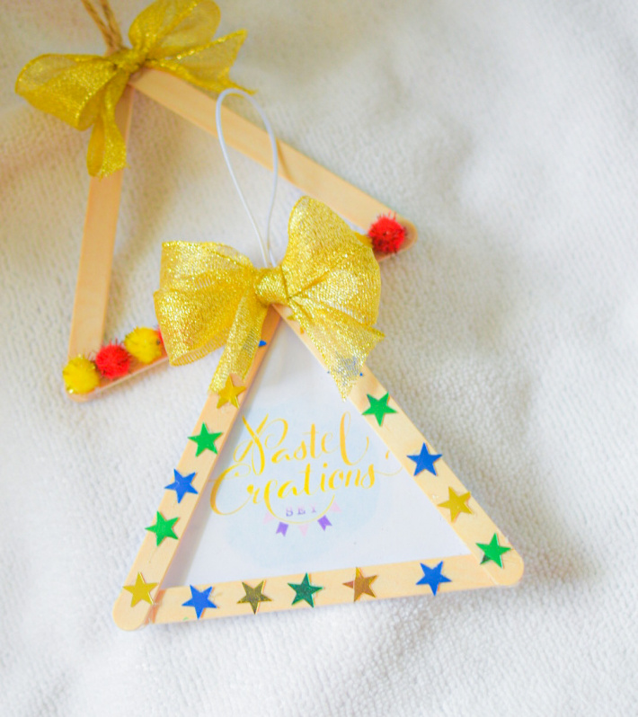 Leading up to Christmas     Handmade decorations