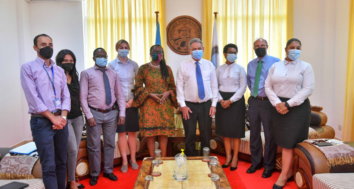 Speaker Mancienne welcomes UNDP resident representative for Mauritius and Seychelles to the National Assembly