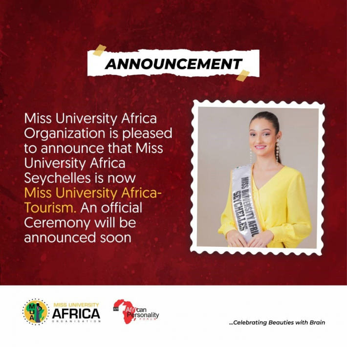 Gabriella Gonthier crowned Miss University Africa Tourism 2021