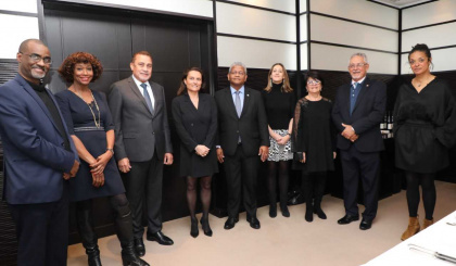 Executive committee of association ‘SESELWA’ in Paris briefs President Ramkalawan on its work