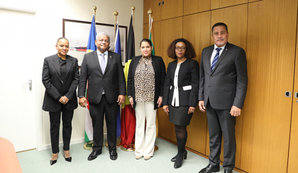 President visits Seychelles’ embassy in Brussels