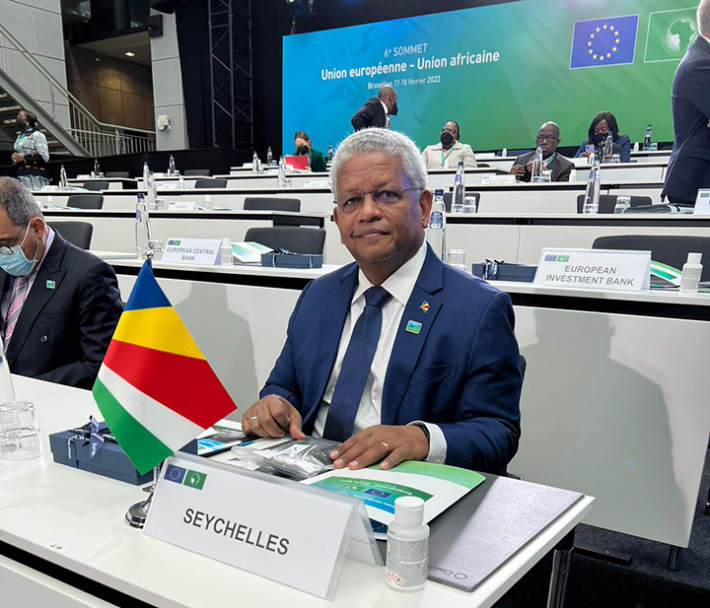 Seychelles President calls for stronger EU-Africa partnership in fight against climate change