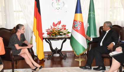 Germany hails Seychelles’ partnership in fight for world peace and security