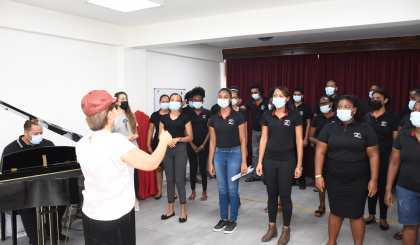 National Choir gets donation of 6000 face masks