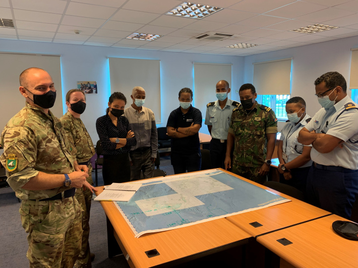 Royal Navy officers conduct training on legal aspects of combatting maritime crime