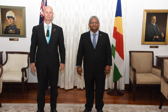 Michael Upton accredited New Zealand’s HC Designate to Seychelles