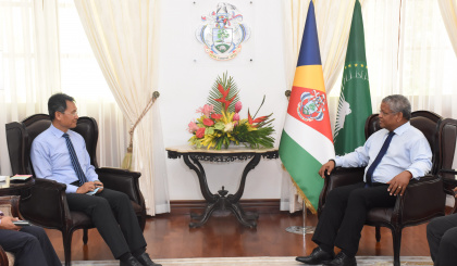 IMF executive director discusses country’s economic achievements with President Ramkalawan