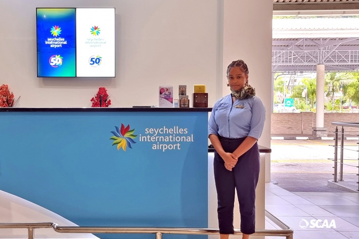 Airport gets new information desk as facility keeps improving to enhance customer experience