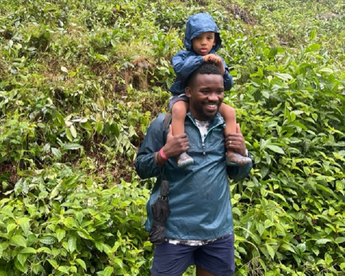 French visitors take part in tree-planting