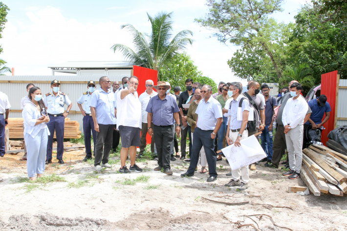 President happy with ongoing projects on the inner islands