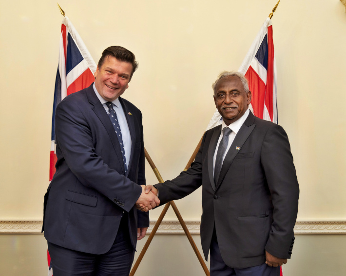 UK ministers discuss expanding UK-Seychelles partnership