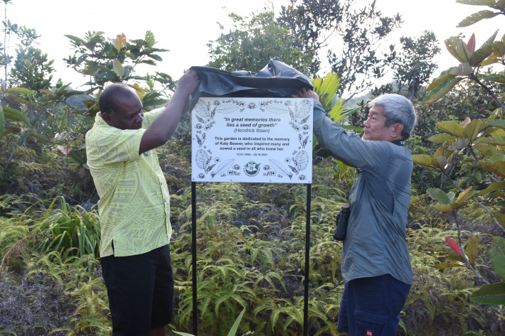 Katy Beaver honoured for her contribution in protecting the country’s flora