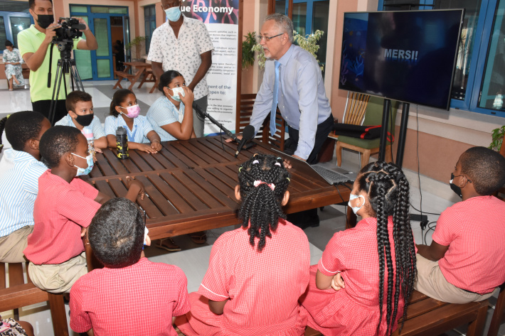 Pupils enhance their knowledge of ocean matters