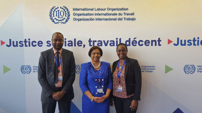 Minister Francourt attends 110th session of the International Labour Conference in Geneva