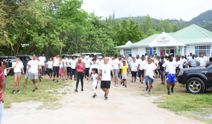 Big turnout for Olympic Day run
