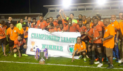 Football: Championship League     Bel Air FC champions   