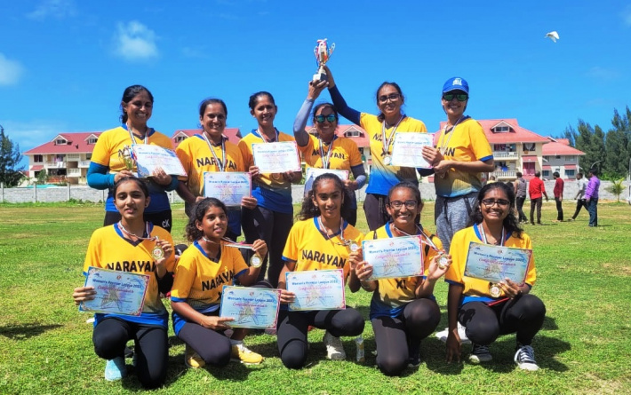 Cricket: Inaugural National Day Women’s Premier League T10 tournament     Narayan XI winners