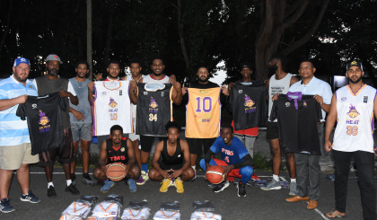 Basketball  Beau Vallon Heat receive new kit from Optimum Sports