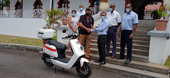 Health Care Agency gets electric scooter