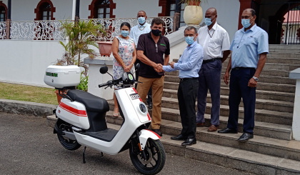 Health Care Agency gets electric scooter