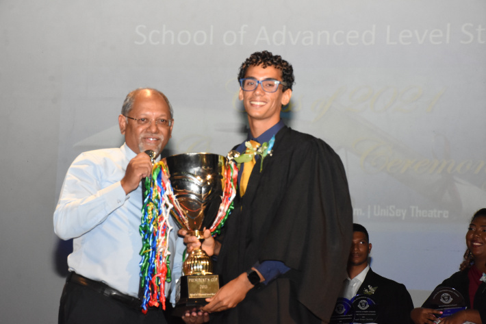 School of Advanced Level Studies (Sals) 2021 graduation ceremony  Jean-Pierre Barallon wins President’s Cup
