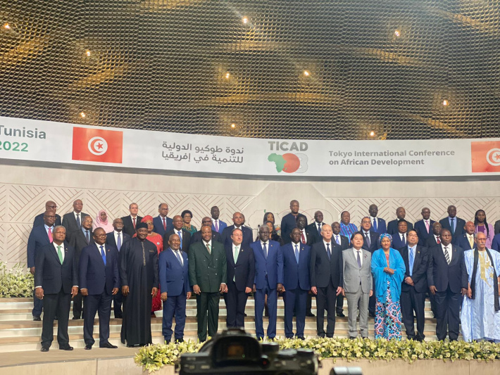 President attends first day of Ticad 8 in Tunis