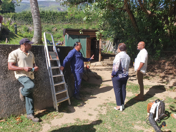 Minister Francourt visits Fisherman’s Cove Hotel & Story Hotel (formerly H- Hotel)